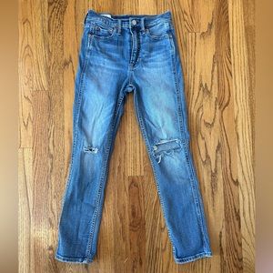 Gap high rise cigarette denim